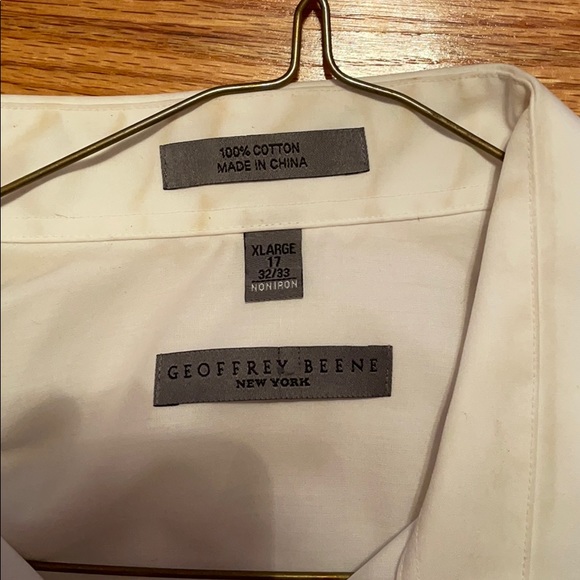 Geoffrey Ellis Long Sleeve White Dress Shirt - Picture 2 of 2